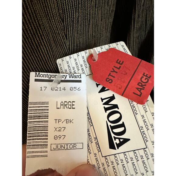 NWT Vintage IN MODA 90s Button Front Dress NWT Junior L / Women’s S Minimamist - Picture 8 of 8